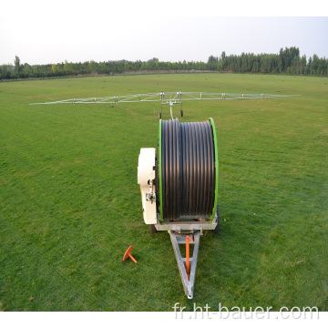 Machine d&#39;irrigation à enrouleur de tuyau amovible de haute qualité